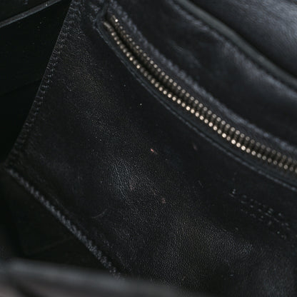Bottega Veneta Lambskin Maxi Intrecciato Cassette Crossbody Bag Black 13 of 13