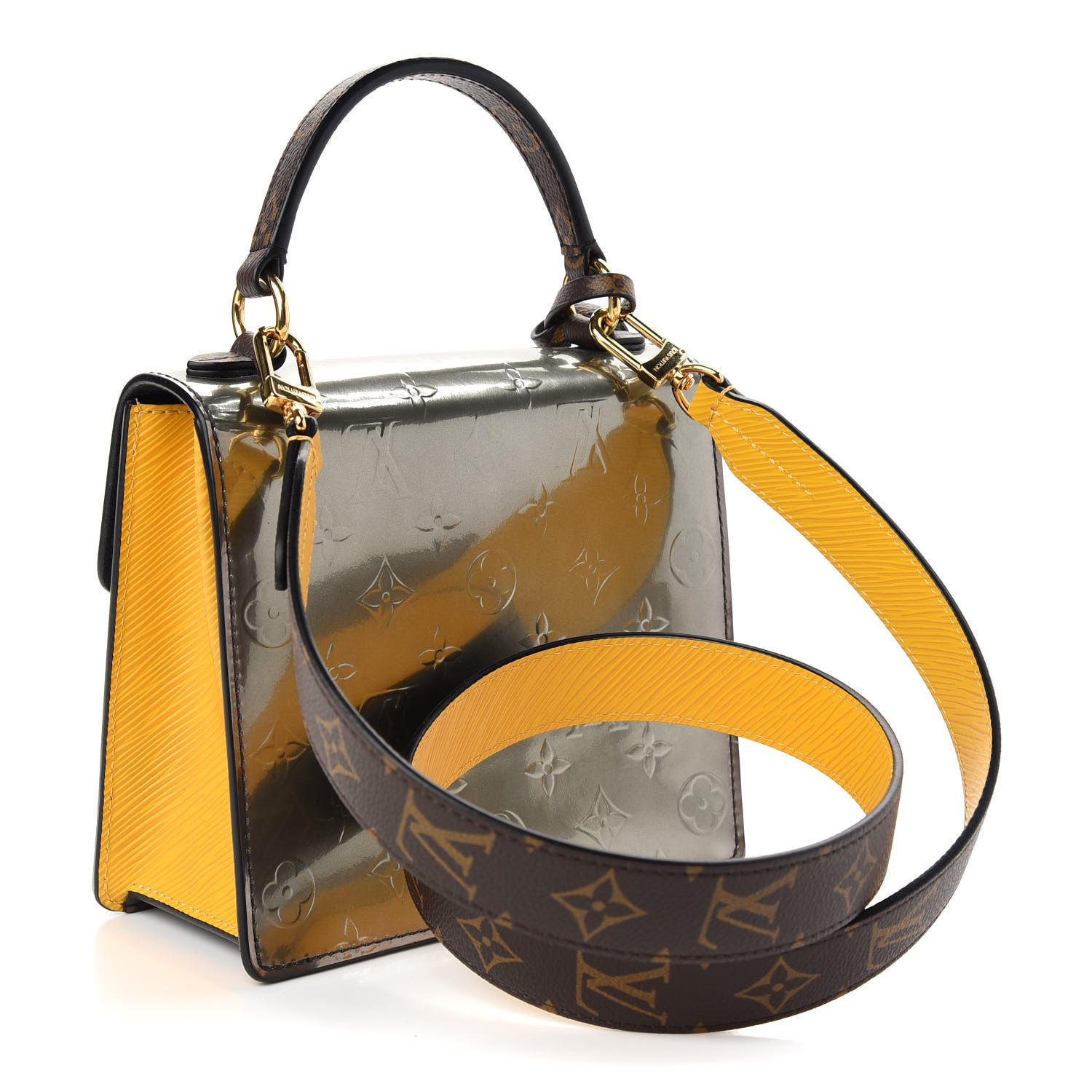 Louis Vuitton Vernis Epi Monogram Spring Street Bitume Metallise 3 of 8