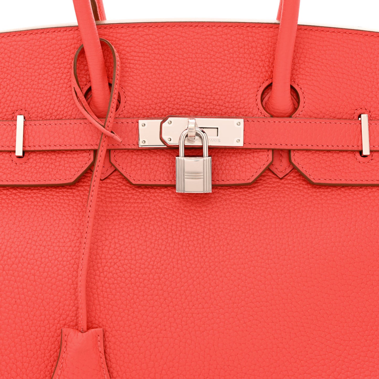 Togo Birkin 35 Rouge Pivoine