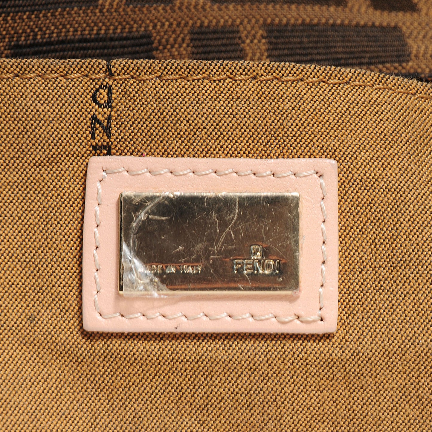 Zucca Cuoio Lucido Small Chef Shoulder Bag Tobacco Bois de Rose