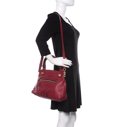 Chloe Calfskin Shoulder Bag Red 2 of 10