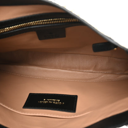 Gucci Snakeskin Calfskin Small Jackie 1961 Hobo Black Brown 5 of 10