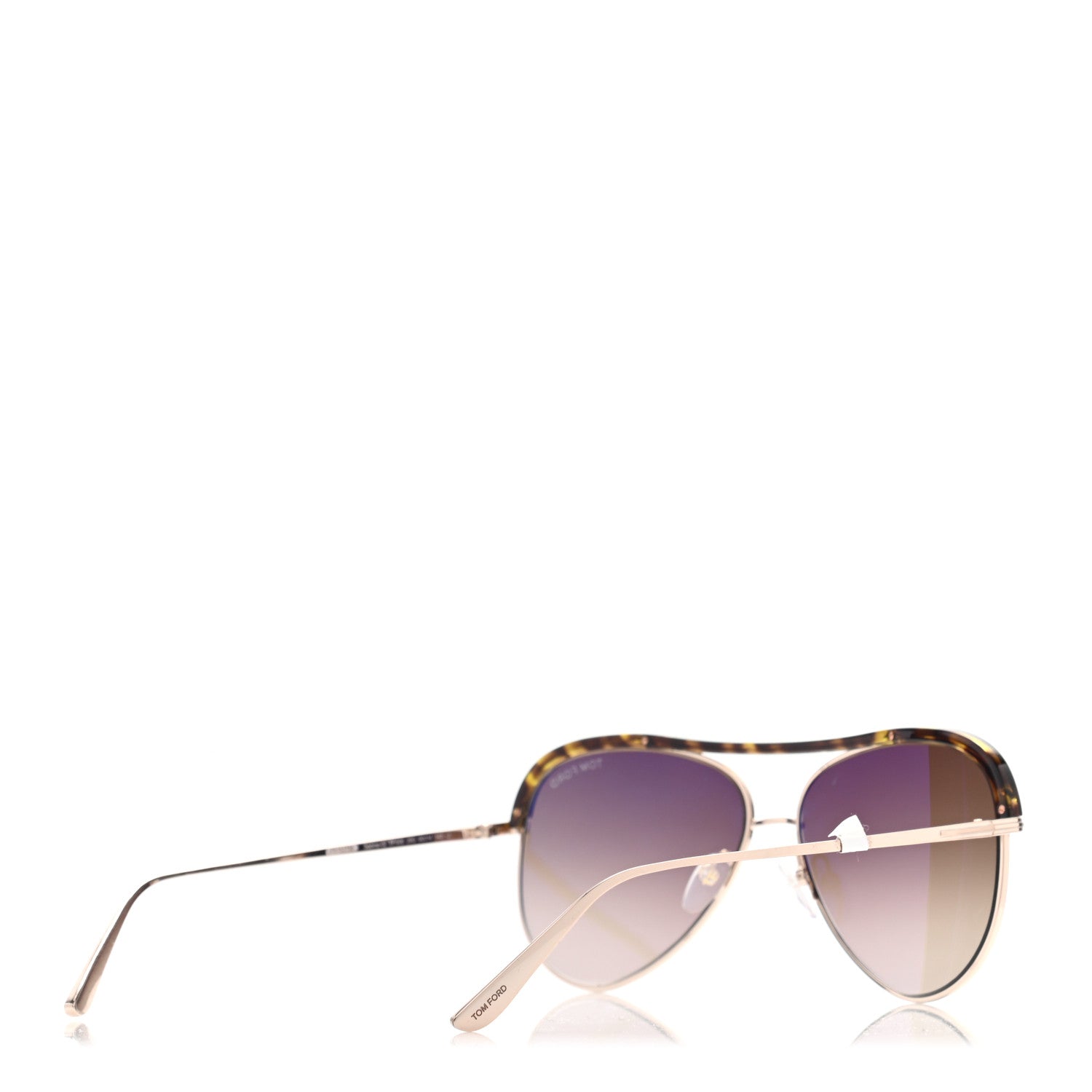 Tom Ford Metal Aviator Sabine-02 Sunglasses TF606 Gold Tortoise 4 of 8