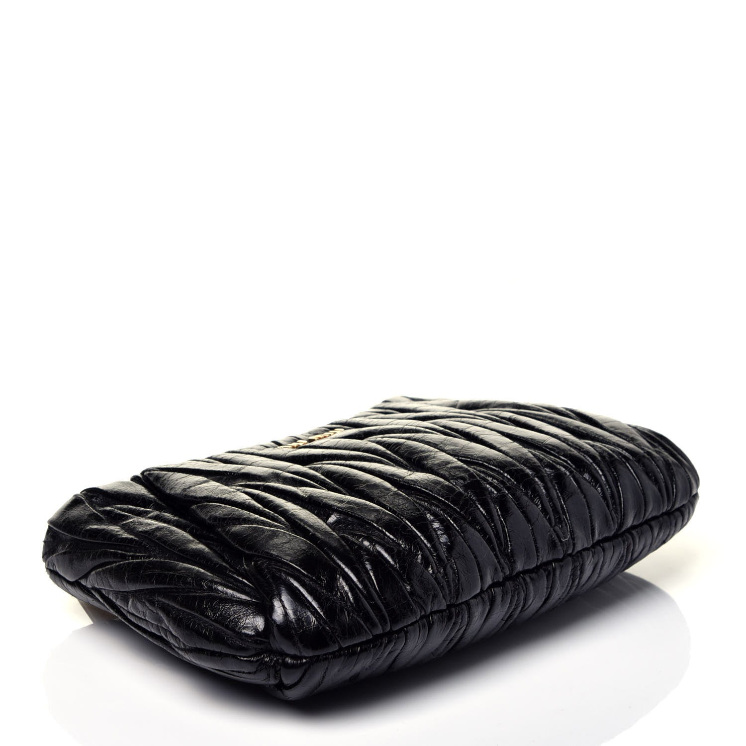 Miu Miu Matelasse Lux Wristlet Clutch Black 4 of 9