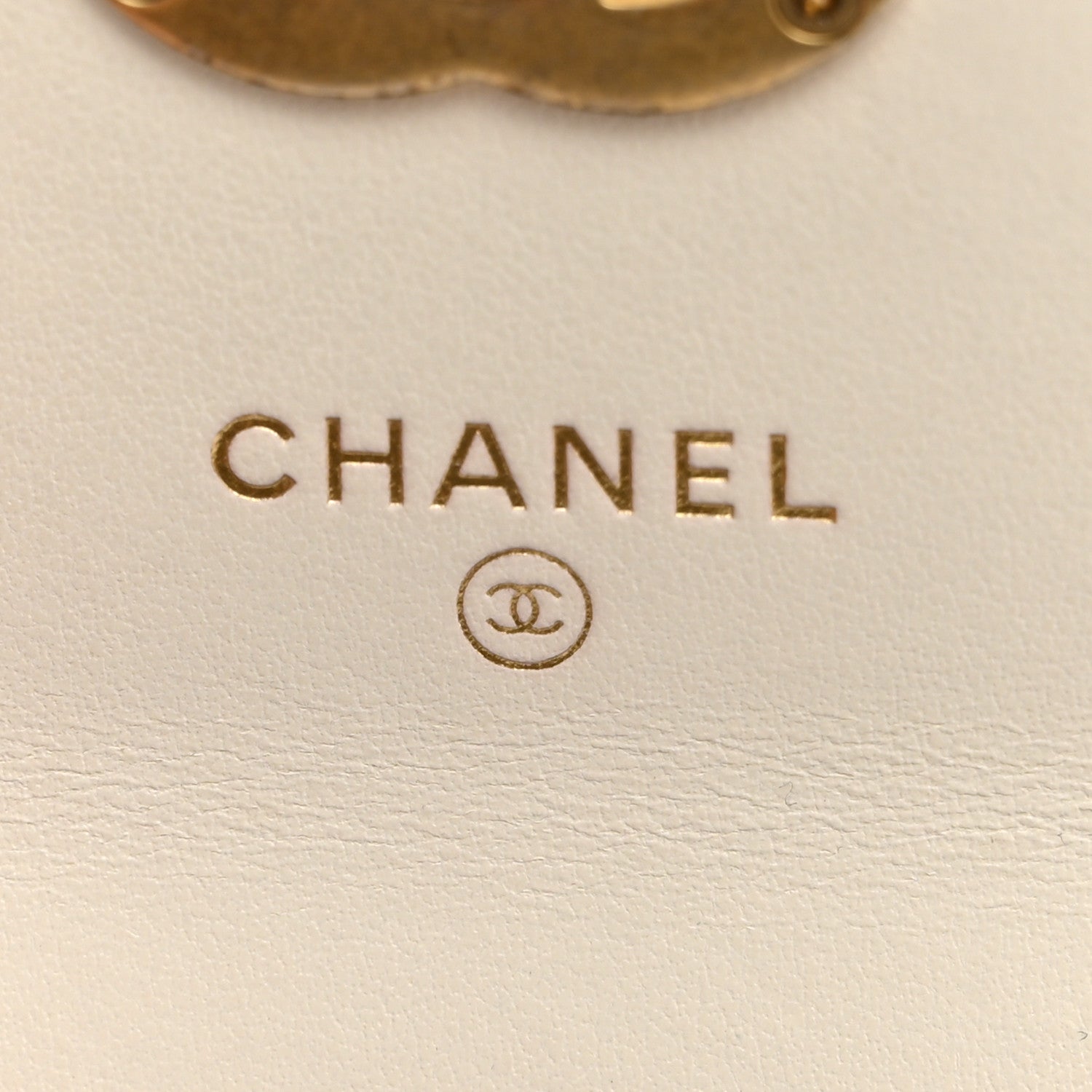 Chanel Calfskin Quilted Perfect Fit Coin Purse With Chain White 6 of 11