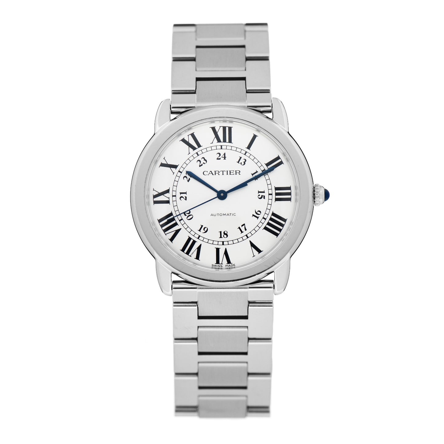 Stainless Steel 36mm Ronde Solo Automatic Watch