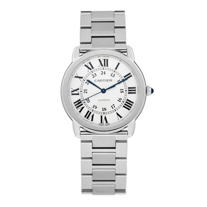 Cartier Stainless Steel 36mm Ronde Solo Automatic Watch 1 of 5