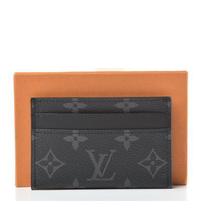Louis Vuitton Monogram Eclipse Porte-Cartes Double Card Holder 8 of 8