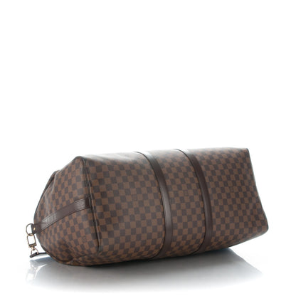 Louis Vuitton Damier Ebene Keepall Bandouliere 55 4 of 7