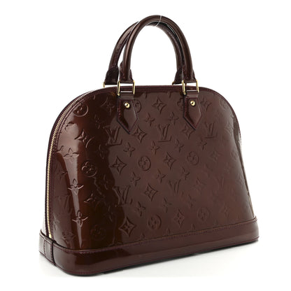 Louis Vuitton Vernis Alma PM Rouge Fauviste 3 of 9