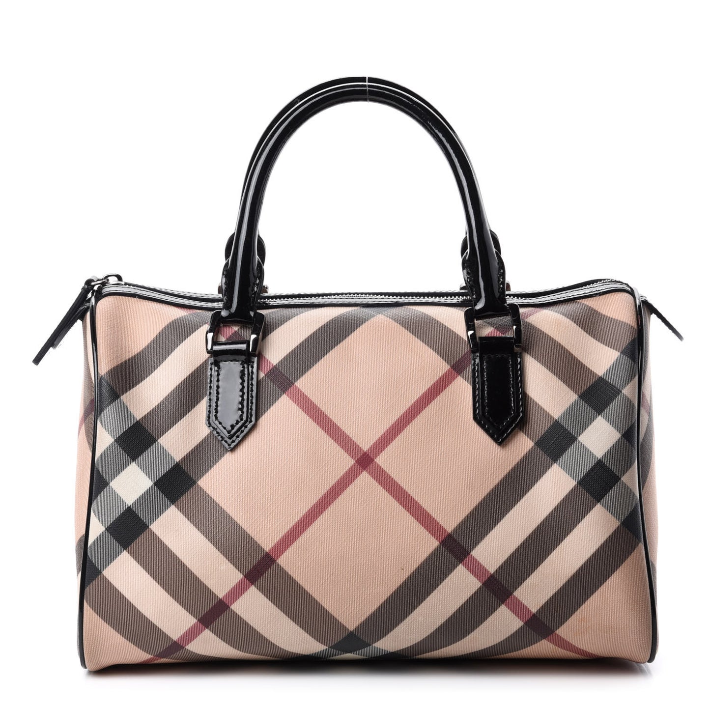 Nova Check Small Chester Bowling Bag Black