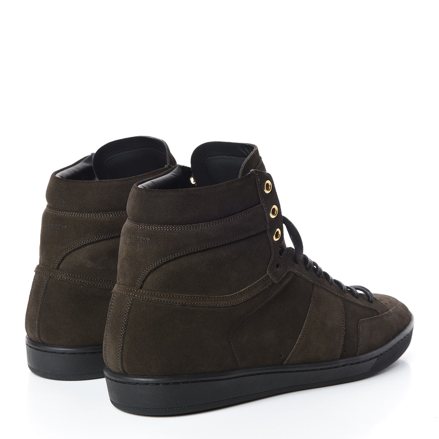 Suede Mens Soho SL/01H High Top Sneakers 43.5 Haunting Green