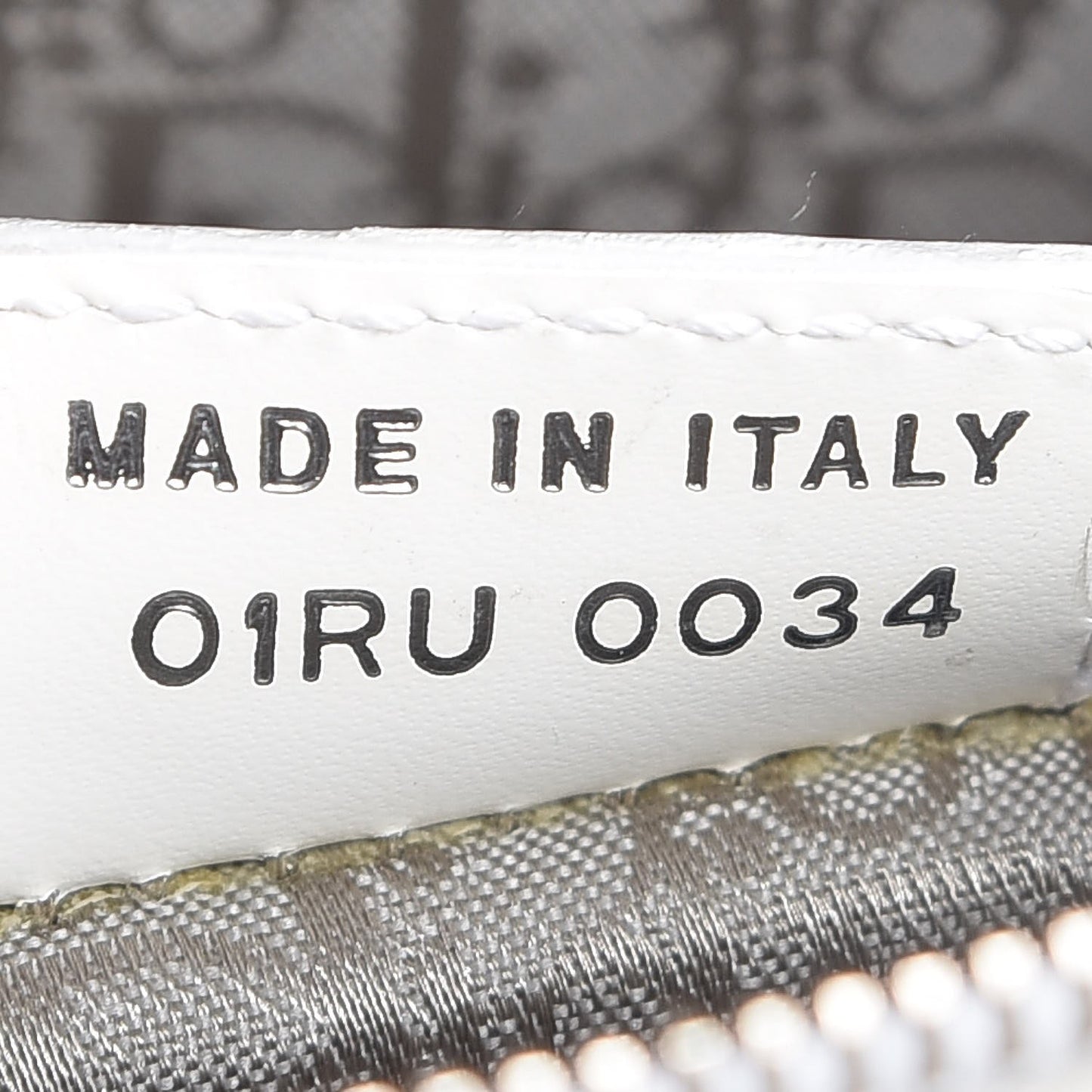 Lambskin Cannage Medium Lady Dior White