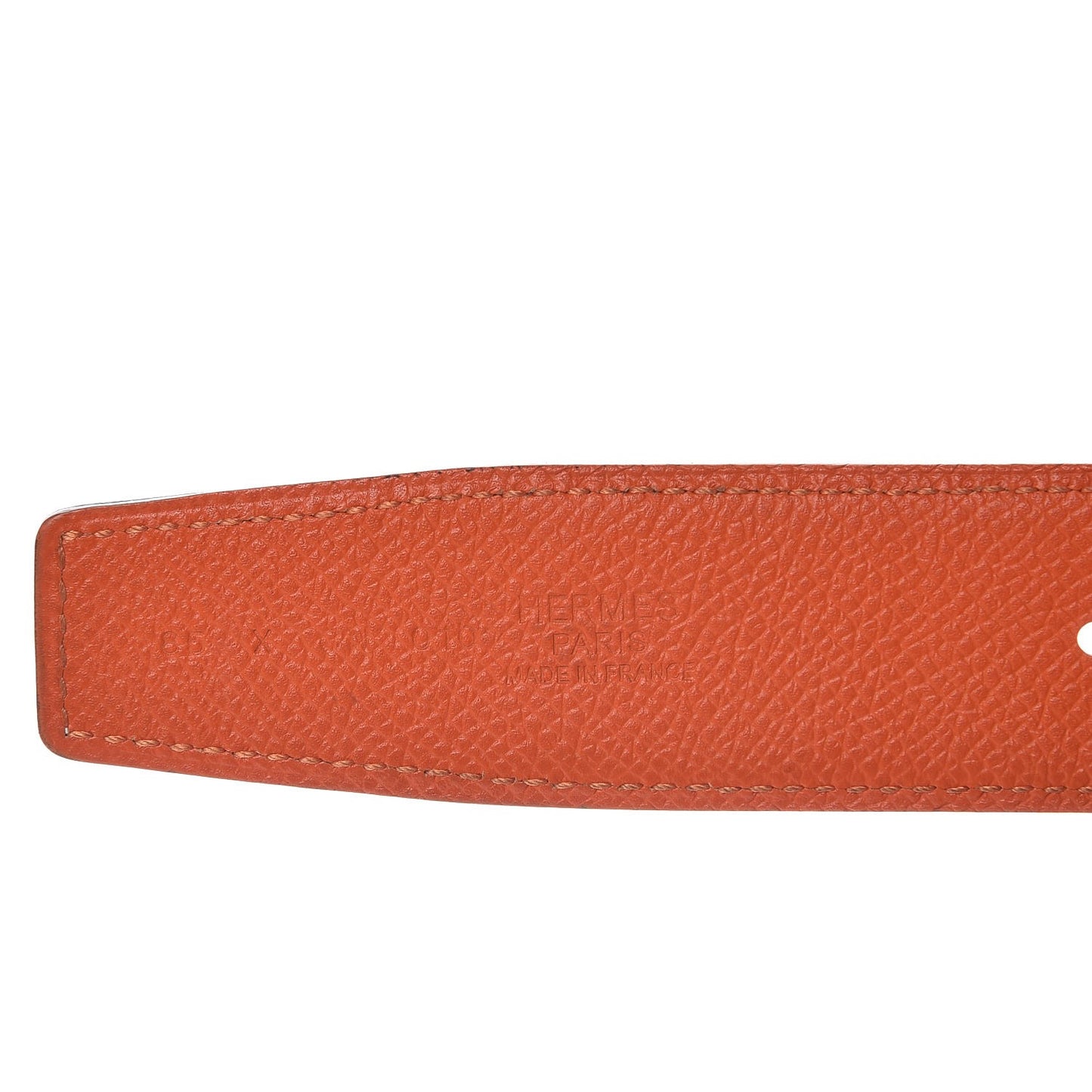 Epsom Swift 32mm H Belt Strap 85 Orange Craie