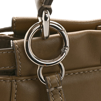 Fendi Nappa Mini Peekaboo Iconic Satchel Tortora 11 of 15