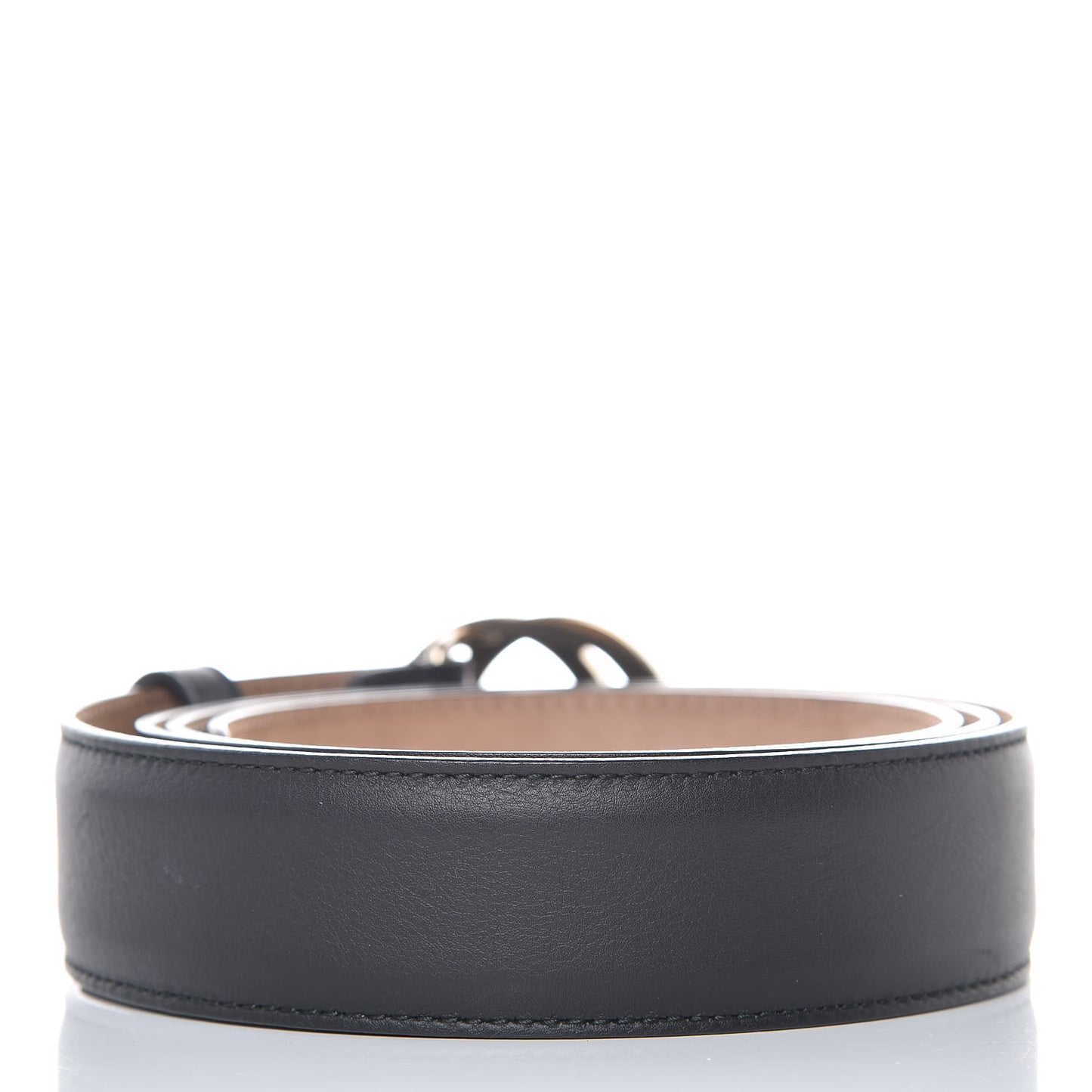 Calfskin Interlocking G 37mm Belt 115 46 Black
