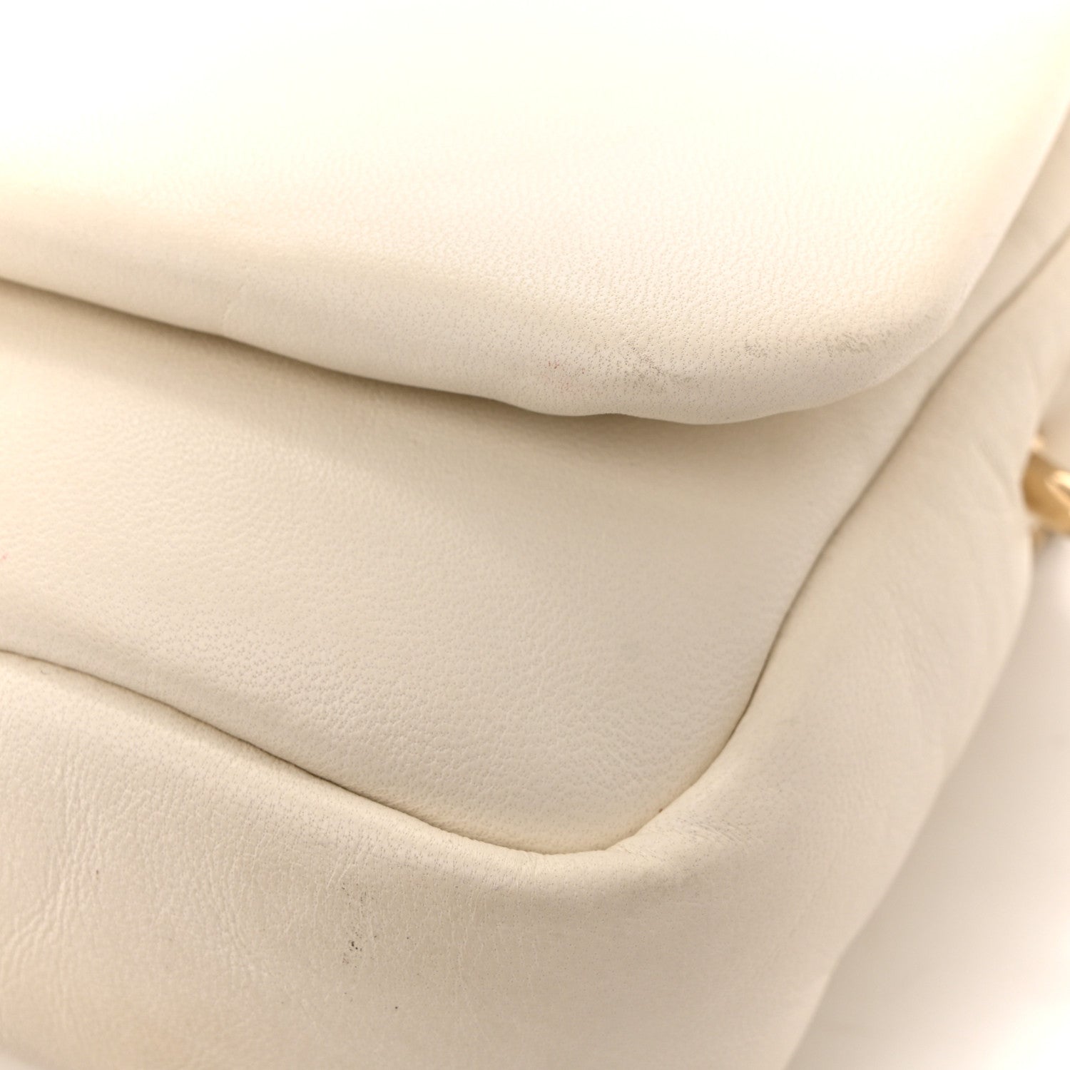 Gucci Lambskin Mini GG Milano Top Handle Shoulder Bag White 12 of 12