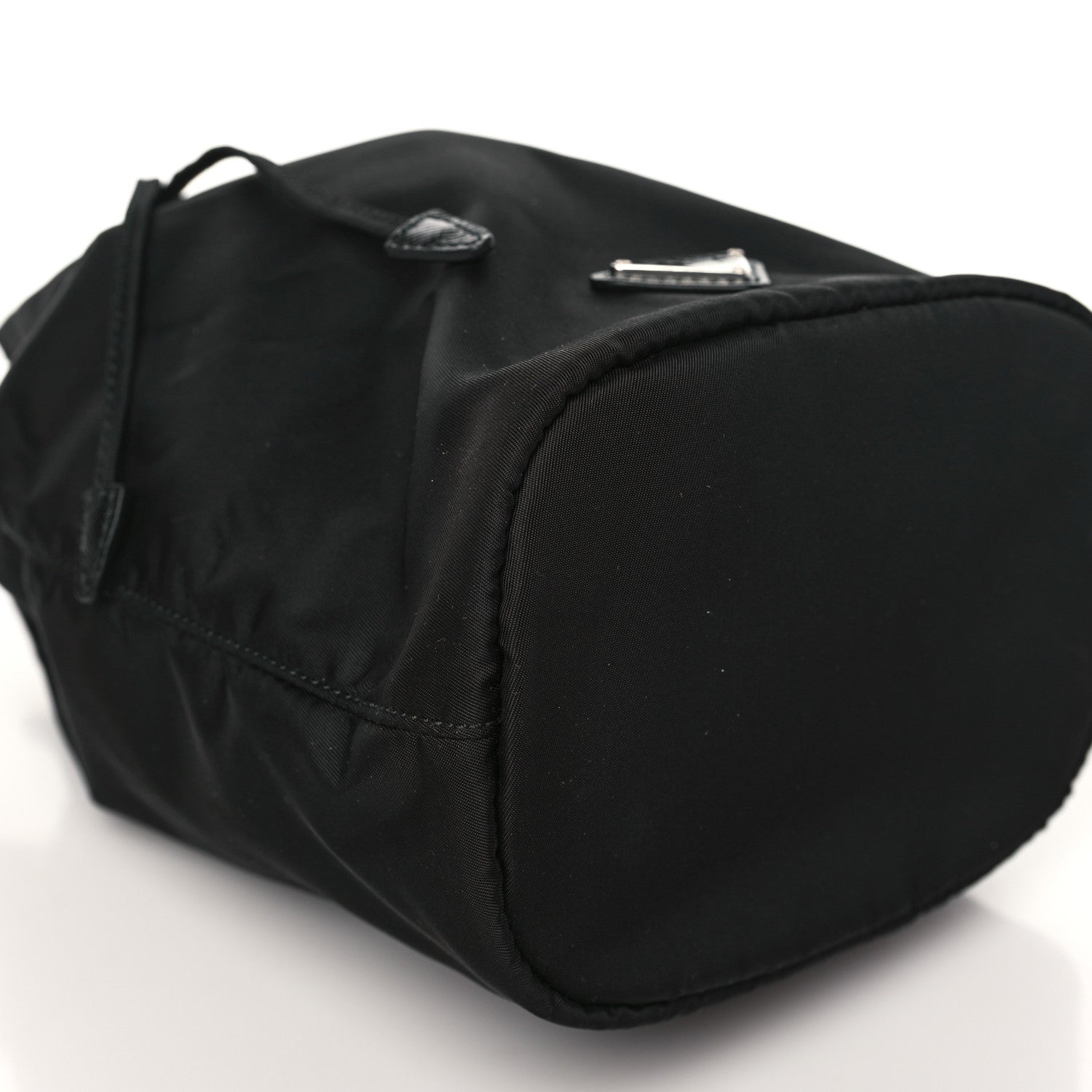 Prada Nylon Vela Drawstring Pouch Black 7 of 8