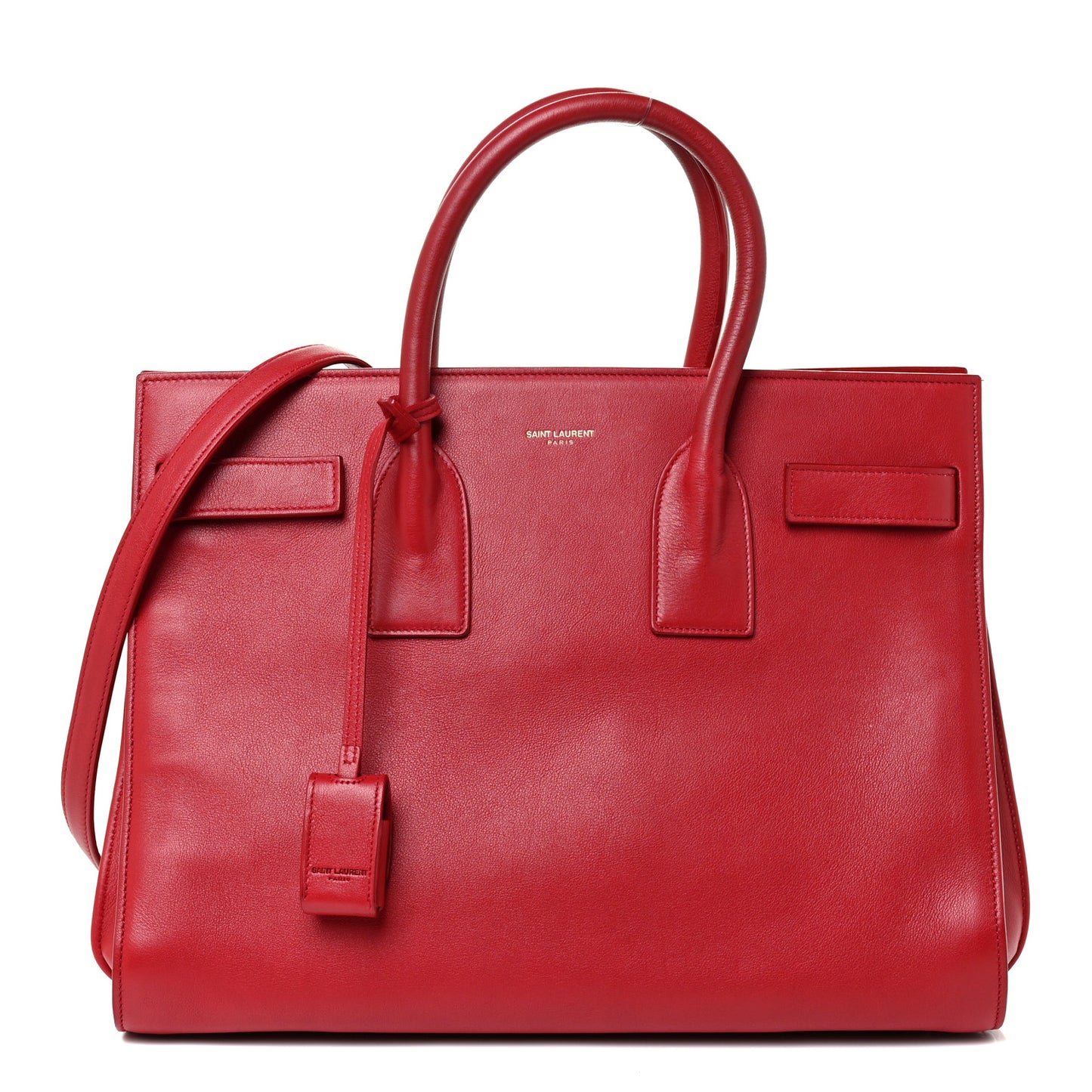 Calfskin Small Sac De Jour Lipstick Red