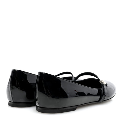 Louis Vuitton Patent Uniformes Ballet Flats 37.5 Black 4 of 7