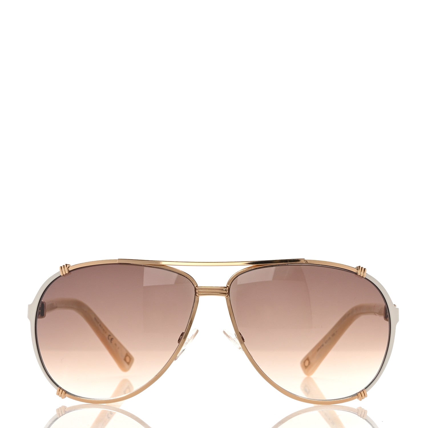 Christian Dior Chicago 2 Aviator Sunglasses White 2 of 9