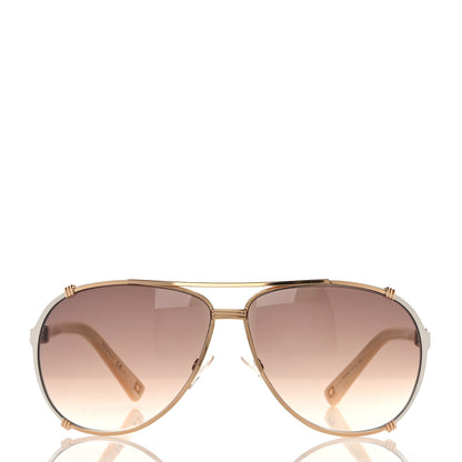Christian Dior Chicago 2 Aviator Sunglasses White 2 of 9