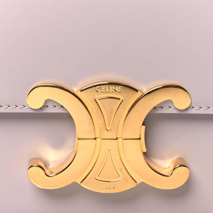 Celine Shiny Calfskin Triomphe Shoulder Bag Light Lilac 8 of 10