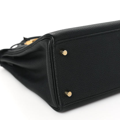 Hermes Togo Kelly Retourne 32 Black 9 of 10