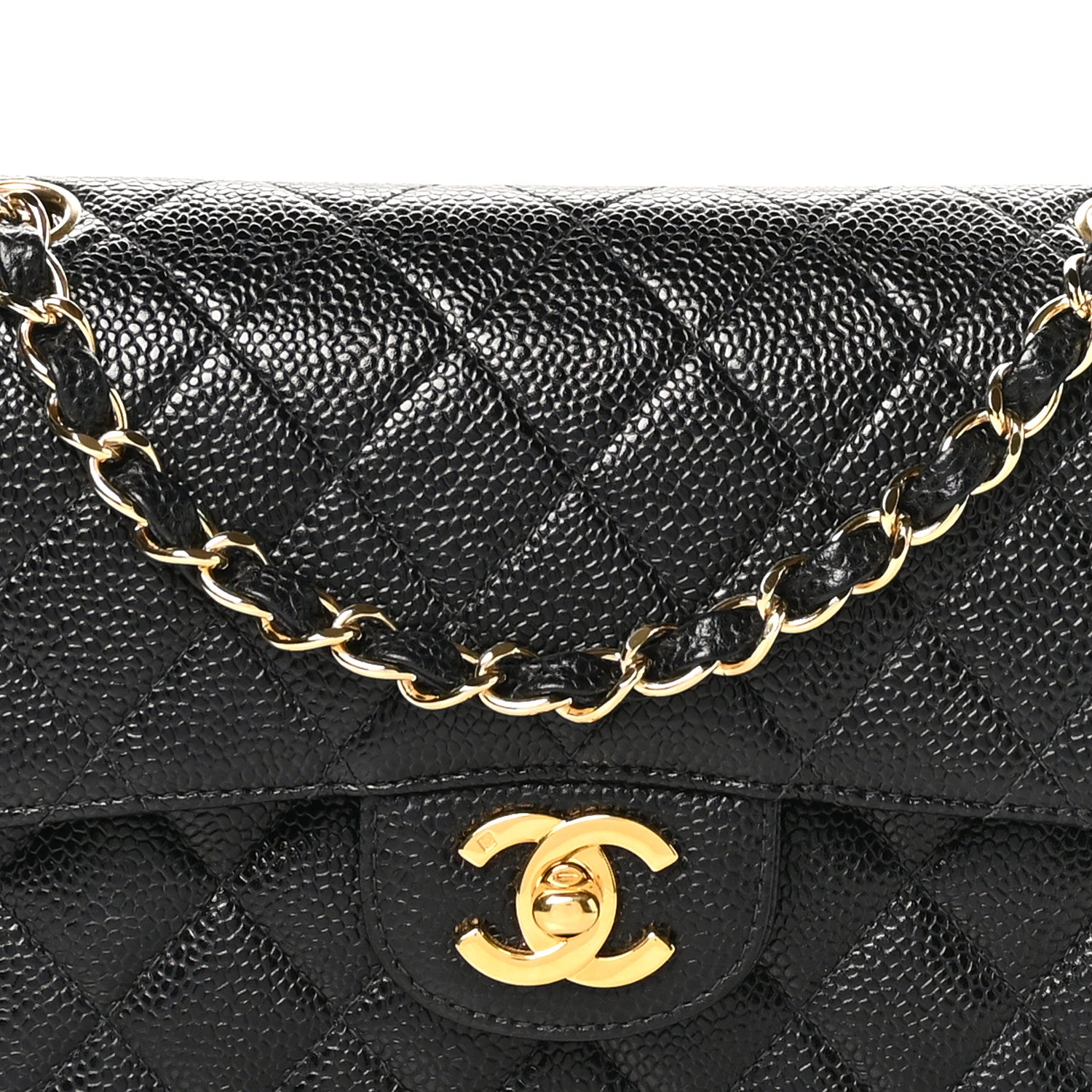 Chanel Caviar Quilted Small Double Flap Black 8 of 12