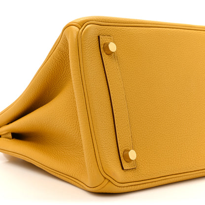 Hermes Togo BIRKIN 30 Jaune Ambre 10 of 11