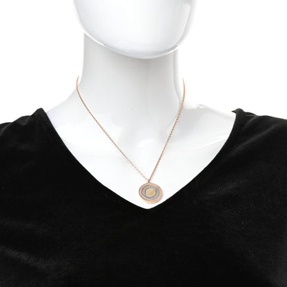 Cartier 18K Pink Yellow White Gold Trinity Disc Pendant Necklace 2 of 5