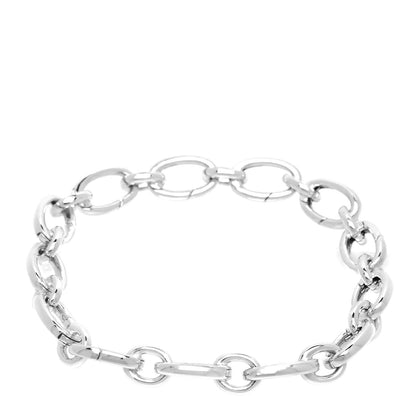 Tiffany Sterling Silver Oval Clasping Link Bracelet 1 of 4