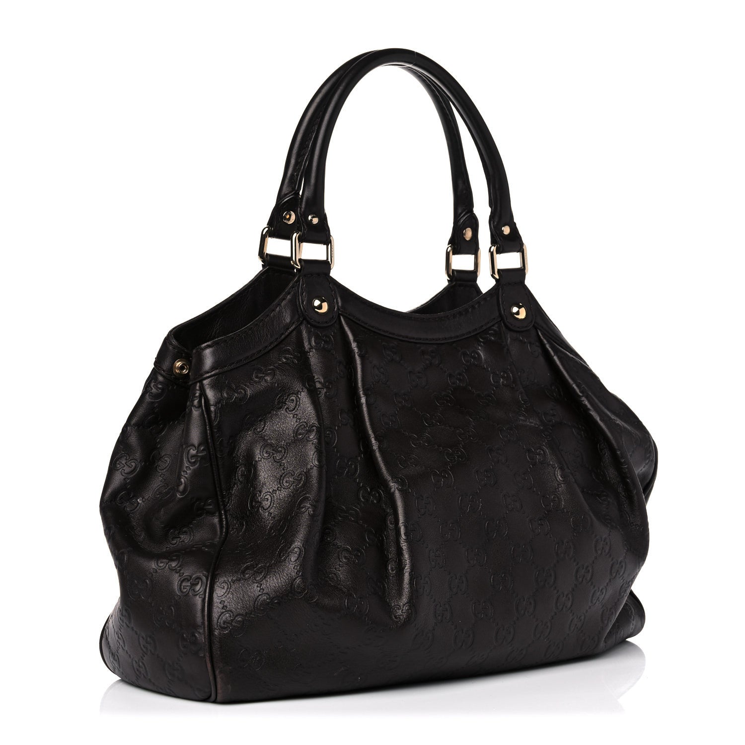 Gucci Guccissima Medium Sukey Tote Chocolate 3 of 20