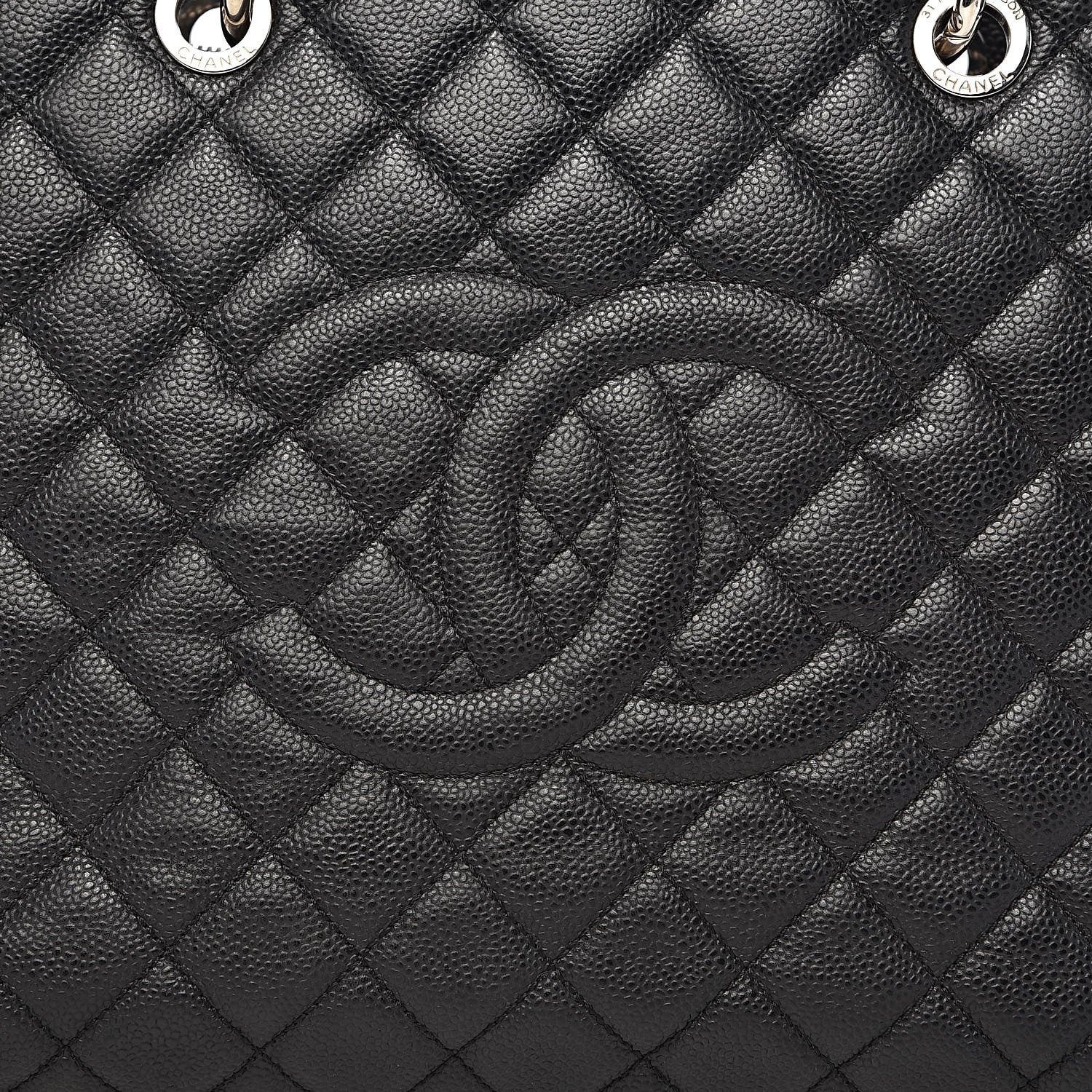 Chanel Caviar Quilted XL Grand Shopping Tote GST Black 13 of 13
