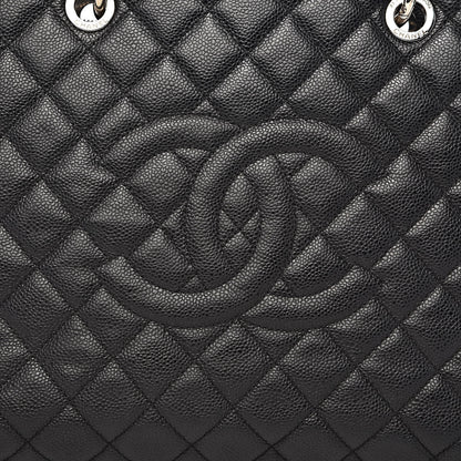 Chanel Caviar Quilted XL Grand Shopping Tote GST Black 13 of 13