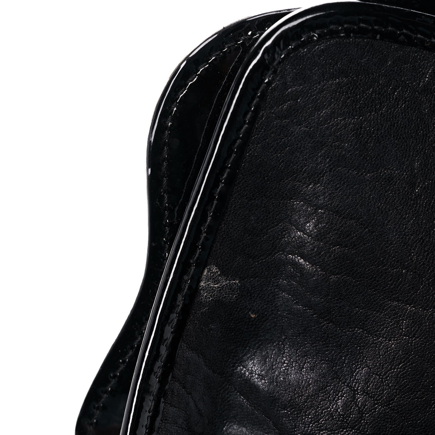Fendi Nappa Patent B Bag Black 9 of 14