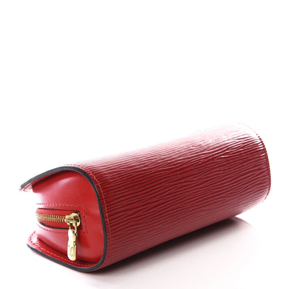 Louis Vuitton Epi Dauphine 17 Cosmetic Pouch Castillan Red 3 of 8