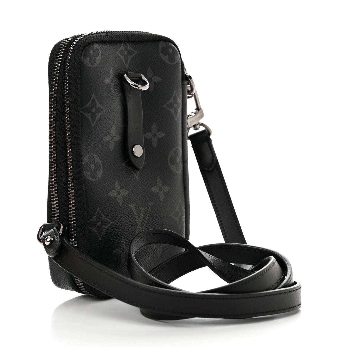 Monogram Eclipse Reverse Double Phone Pouch
