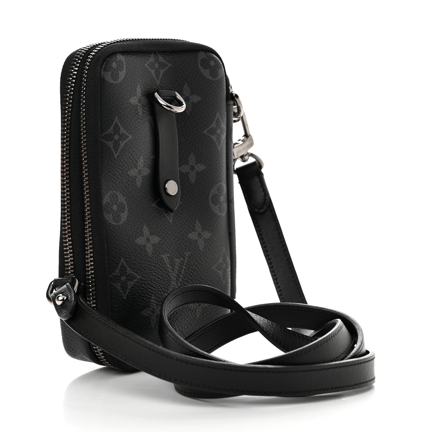 Louis Vuitton Monogram Eclipse Reverse Double Phone Pouch 4 of 11