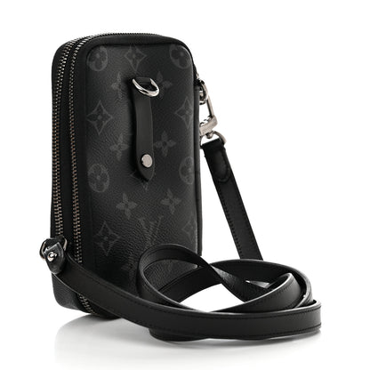 Louis Vuitton Monogram Eclipse Reverse Double Phone Pouch 4 of 11
