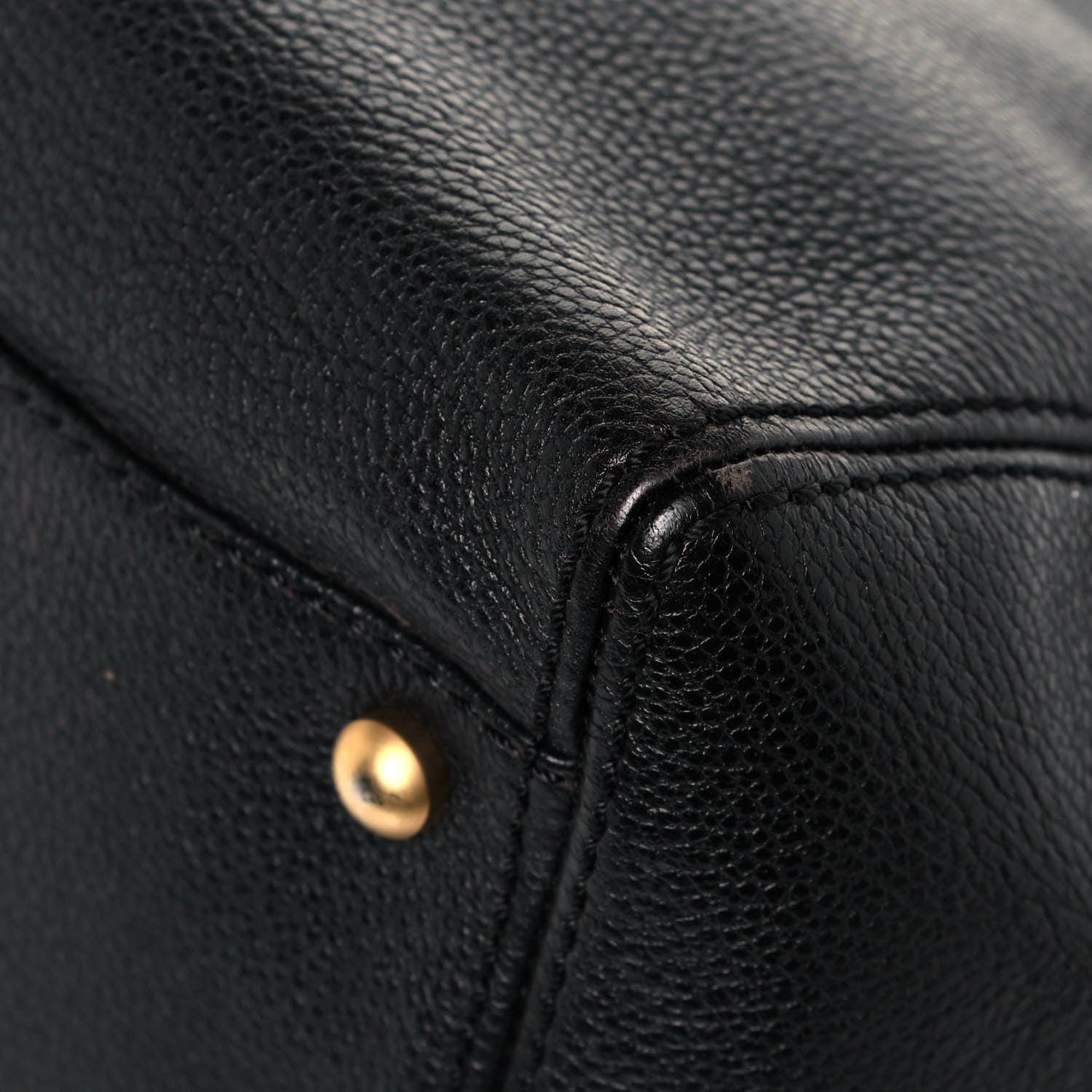 Chanel Grained Calfskin CC Shoulder Bag Black 11 of 11