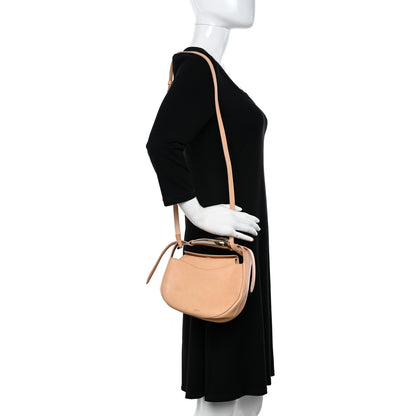 Chloe Small Grain Calfskin Kiss Bag Sandy Beige 2 of 10