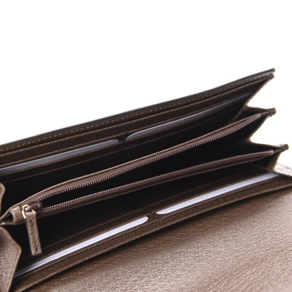 Gucci GG Supreme Monogram Web Ophidia Continental Wallet Brown 5 of 7