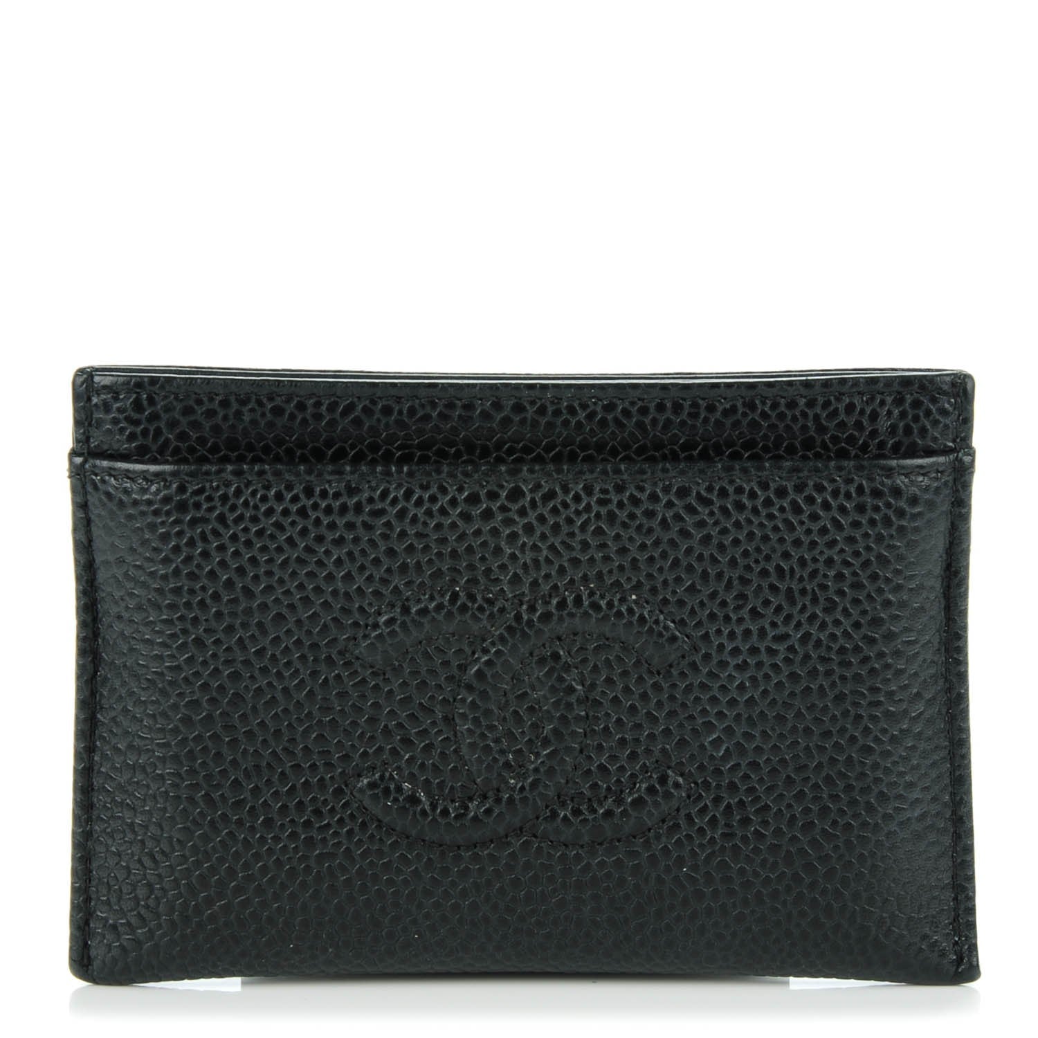 Chanel Caviar Timeless CC Card Holder Black 1 of 8