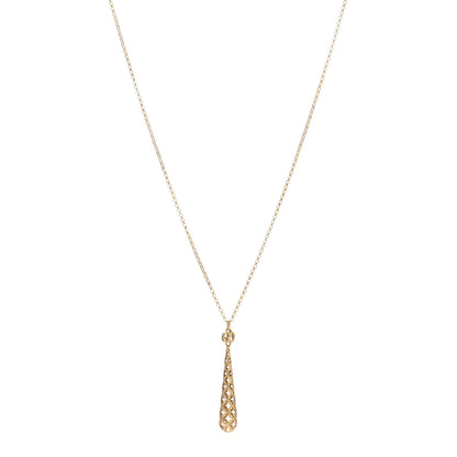 Gucci 18K Yellow Gold Diamantissima Pendant Necklace 1 of 4