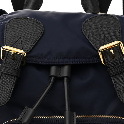 Burberry Nylon Medium Crossbody Rucksack Backpack Ink Blue 8 of 11