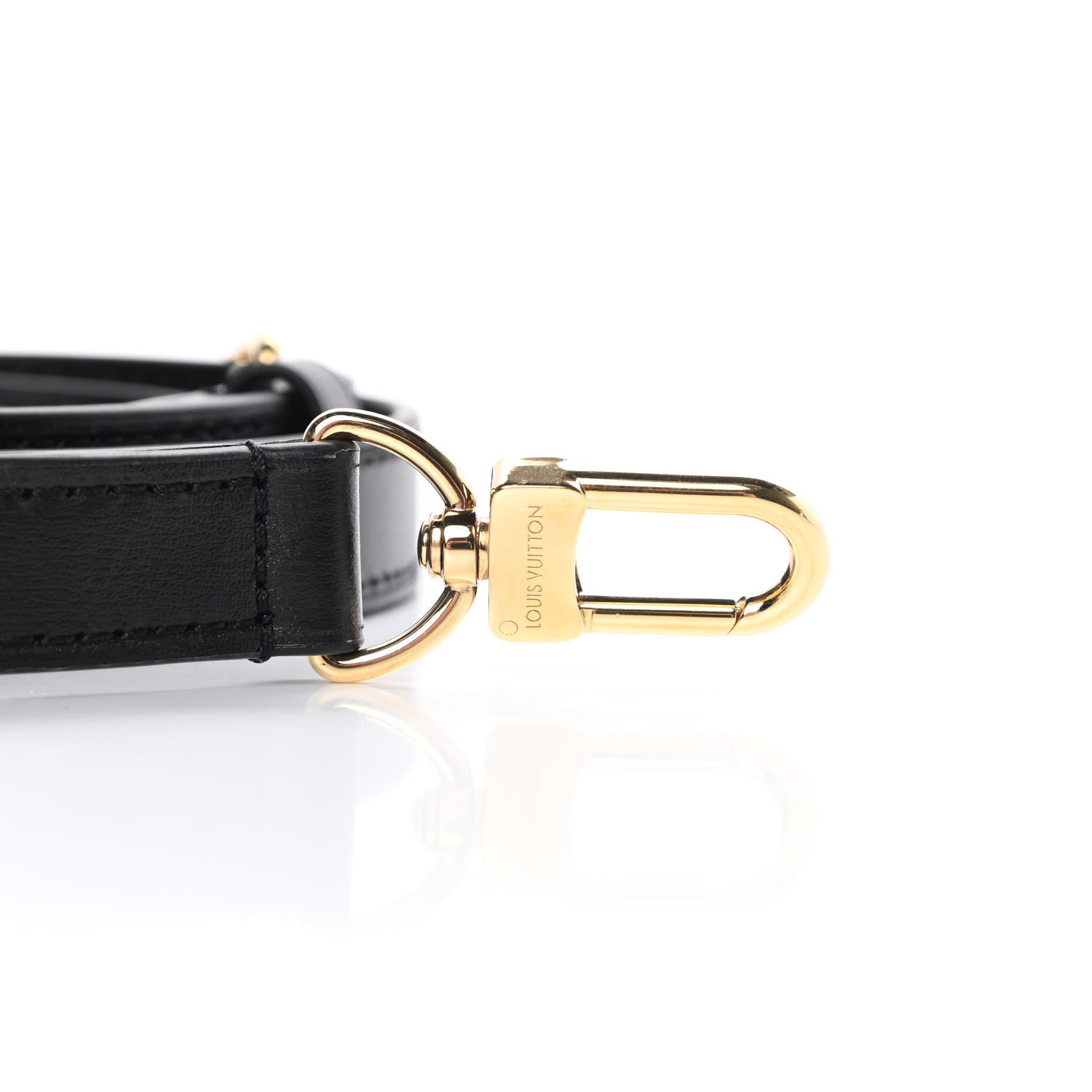 Louis Vuitton Calfskin Metis Adjustable Shoulder Strap Black 3 of 3