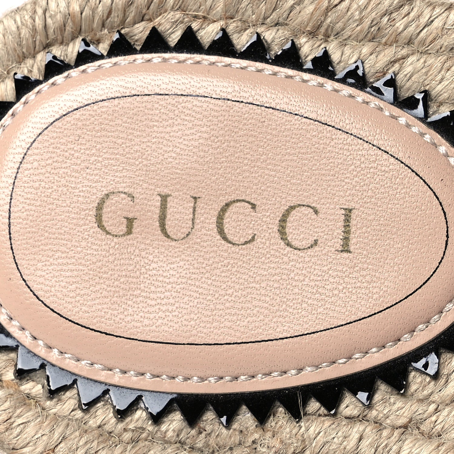 Gucci Canvas Interlocking G Damita Espadrille Sandals 37 Natural 9 of 13