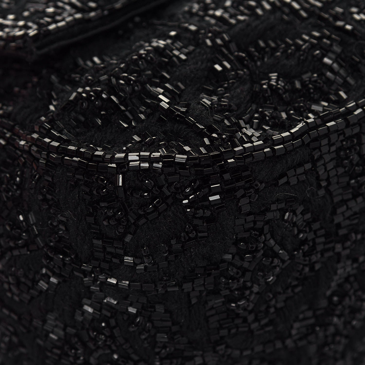 Fendi Lizard Beaded Mini Mama Baguette Black 8 of 13