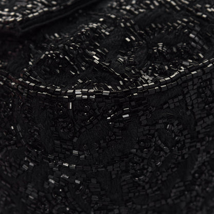 Fendi Lizard Beaded Mini Mama Baguette Black 8 of 13
